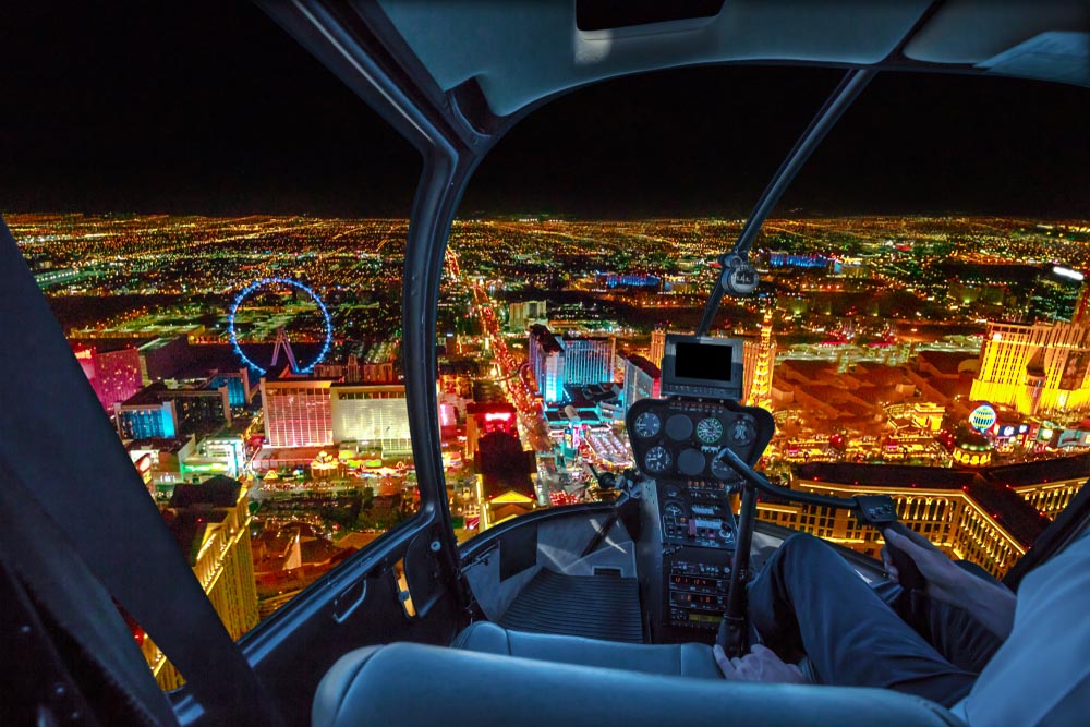Passeios de Helicóptero sobre Las Vegas e o Grand Canyon